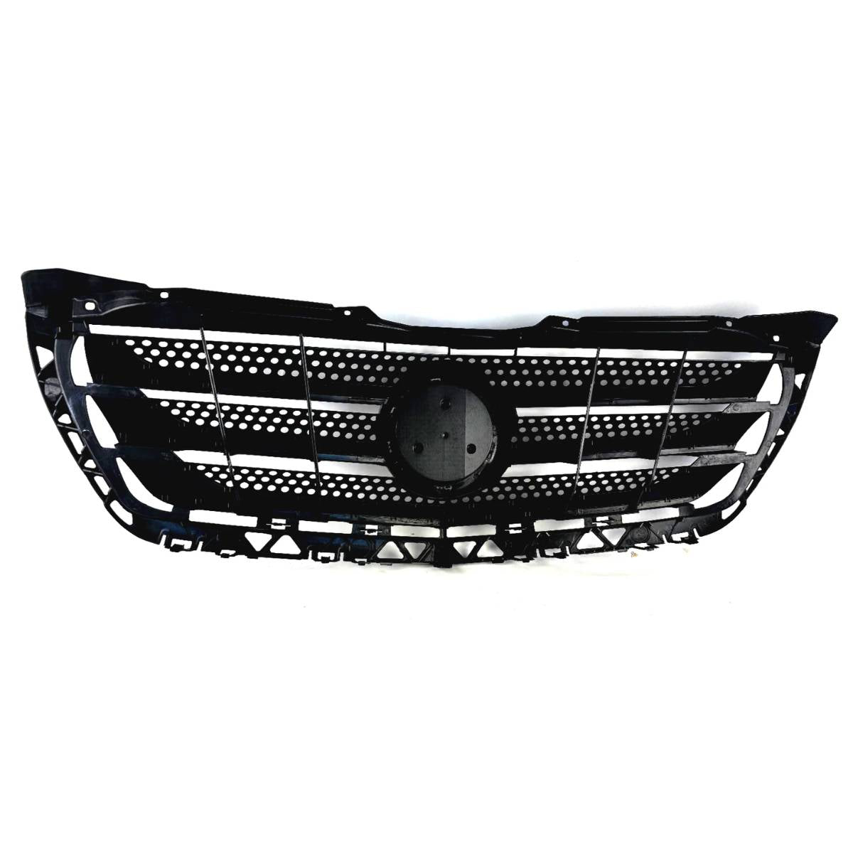 Front Bumper Radiator Grille for Mercedes-Benz Sprinter W906 319 CDI Van / Bus / Chassis Cab (2013–2017 Facelift) – Black, No Emblem