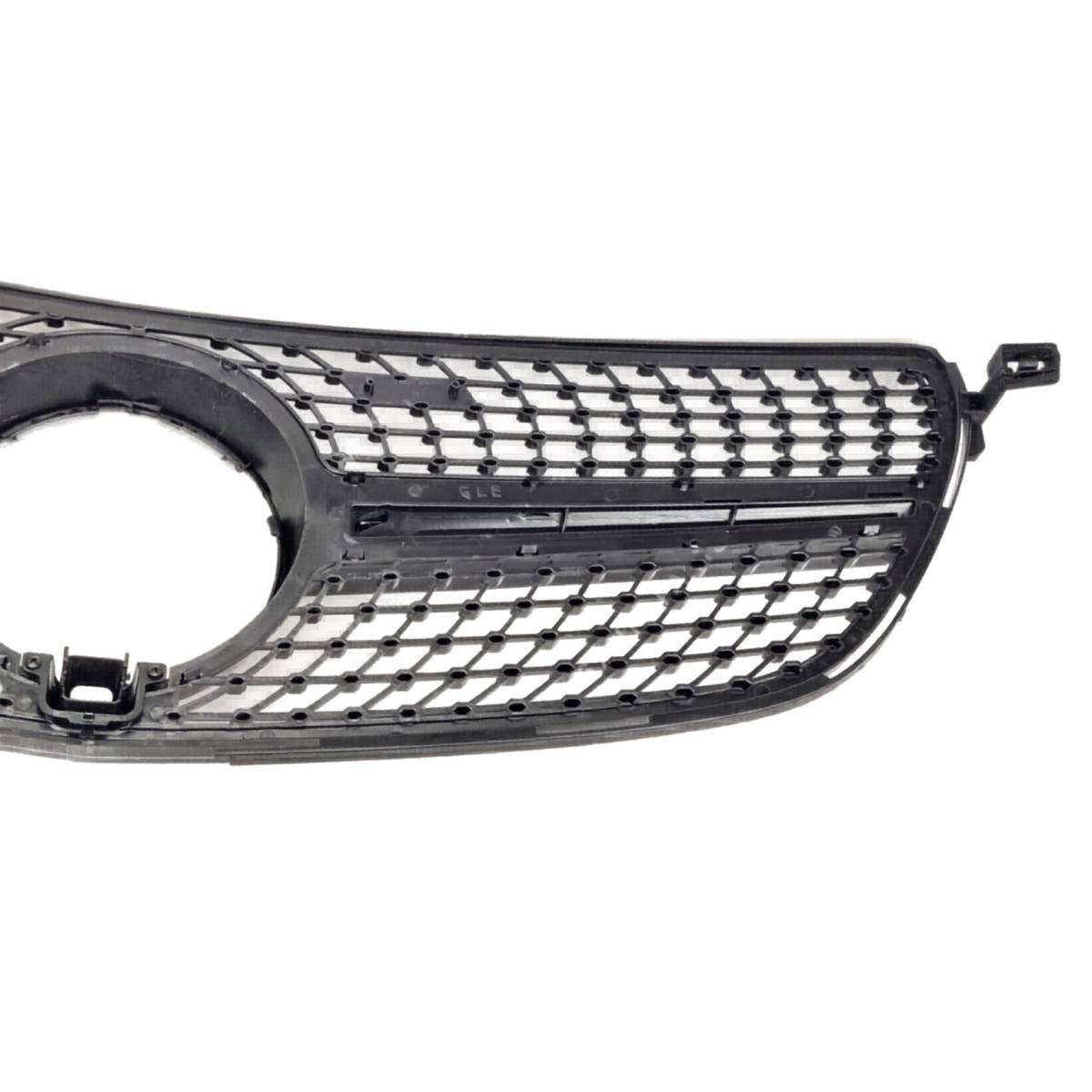 Front Radiator AMG Diamond Style Black on Chrome Fin Grille – Fits Mercedes-Benz GLE-Class W292/C292 (2015–2018)