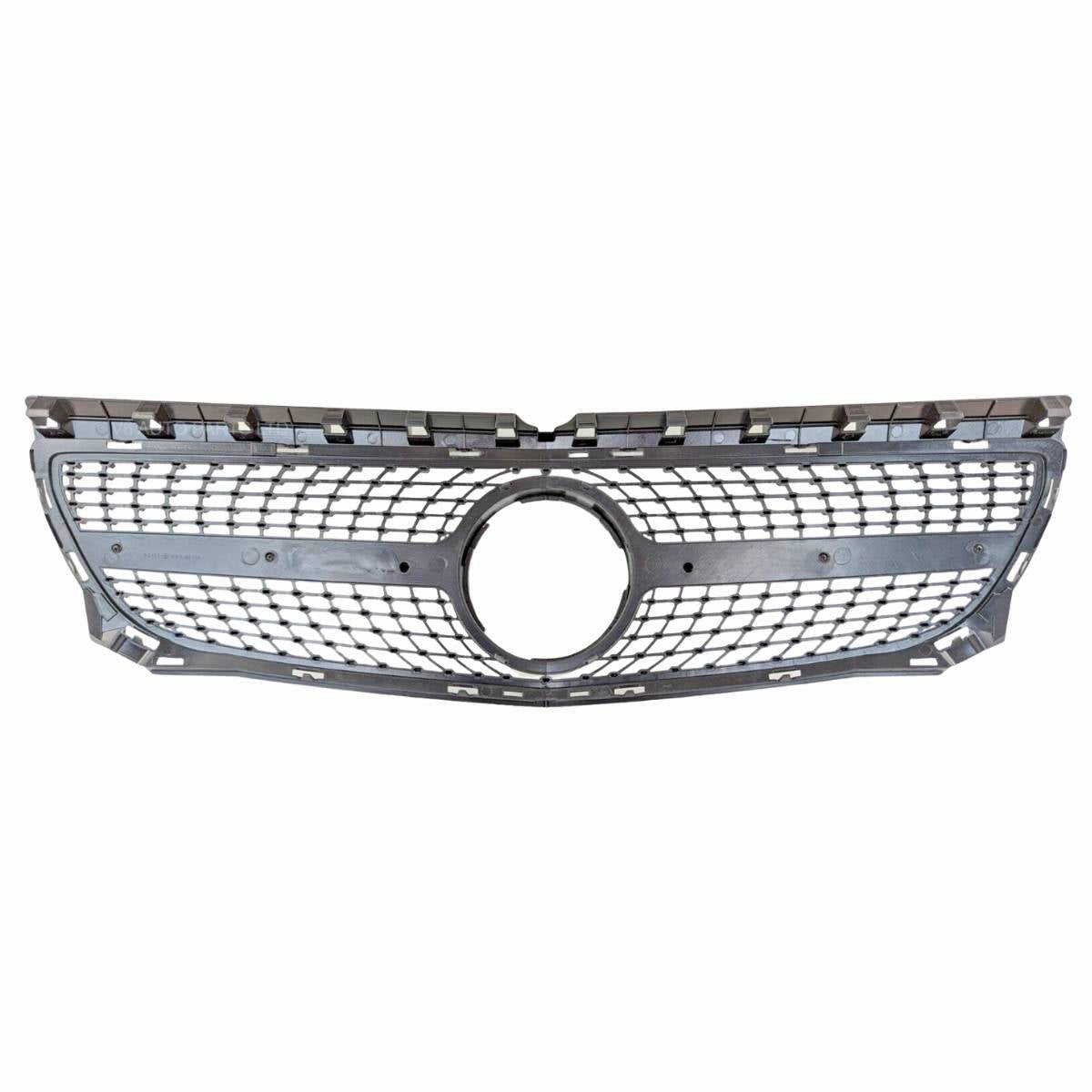For Mercedes Benz B‑Class W246 Front Bumper Chrome Diamond Grille – Fits B180 & B250 (2011–2014)