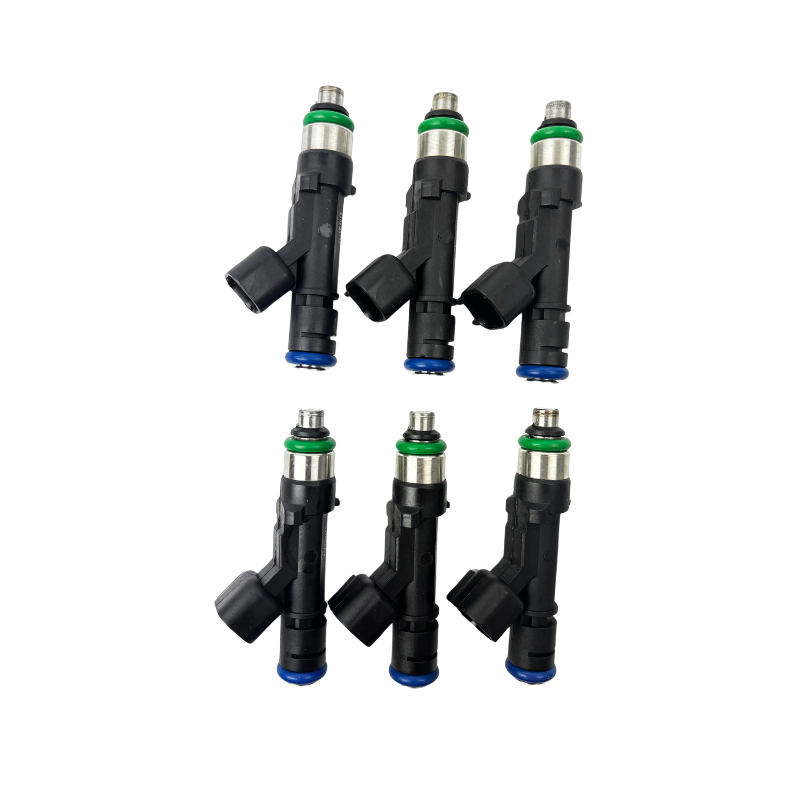 6 x 0280158119 Fuel Injectors For 2007 - 2010 Jeep Wrangler 3.8L 4dr 2dr Petrol RWD AWD