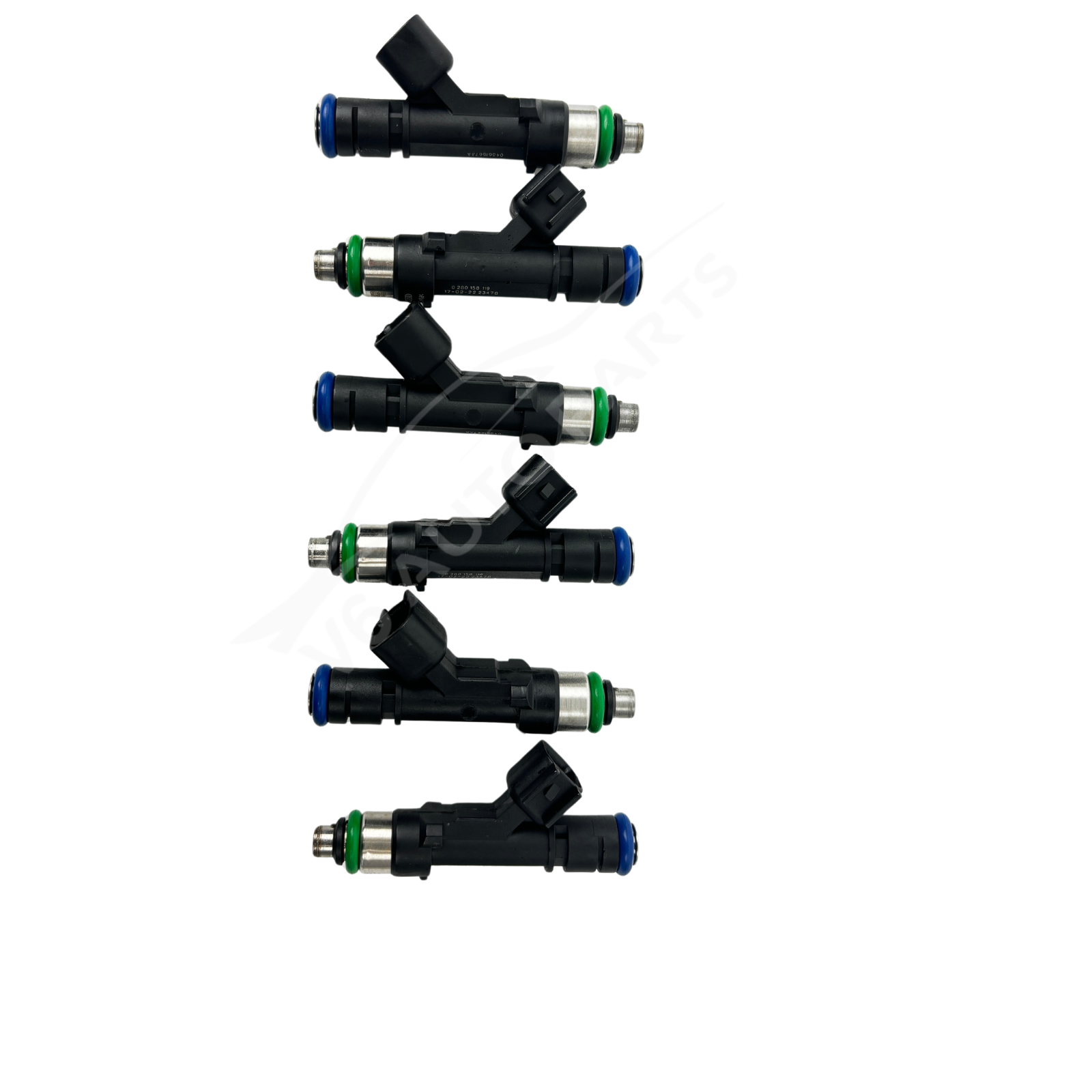 6 x 0280158119 Fuel Injectors For 2007 - 2010 Jeep Wrangler 3.8L 4dr 2dr Petrol RWD AWD