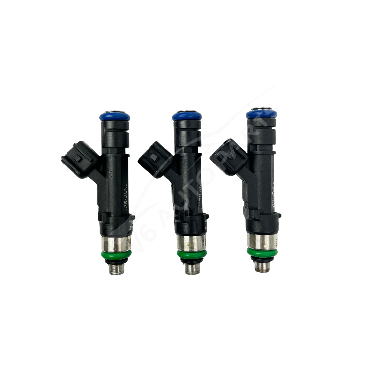 3 x 0280158119 New Fuel Injectors For 2007 TO 2010 Jeep Wrangler 3.8L 4dr 2dr Petrol #02801