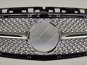 Shiny chrome grille designed for W176 Mercedes Benz S Class.