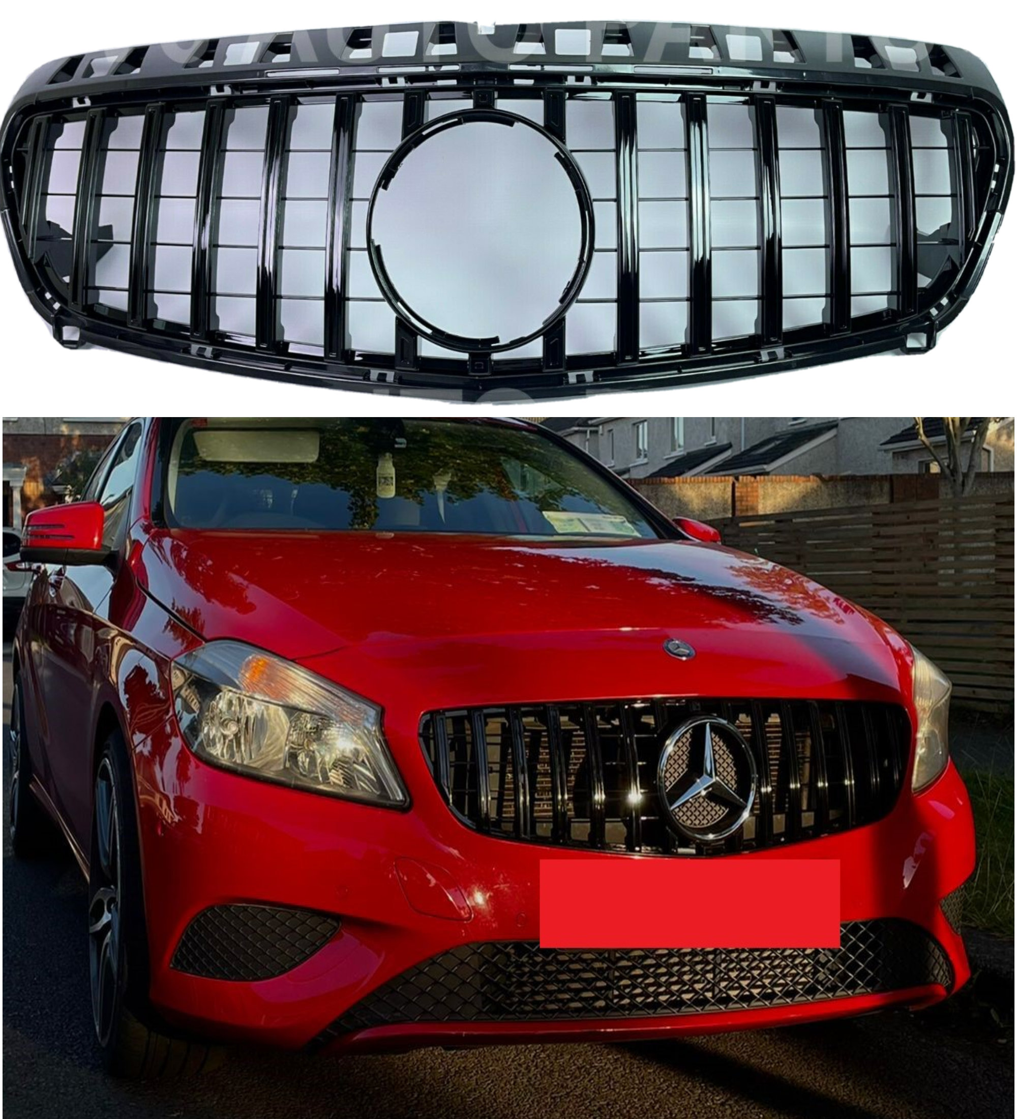 Mercedes A-Class W176 Panamericana grille front grille.