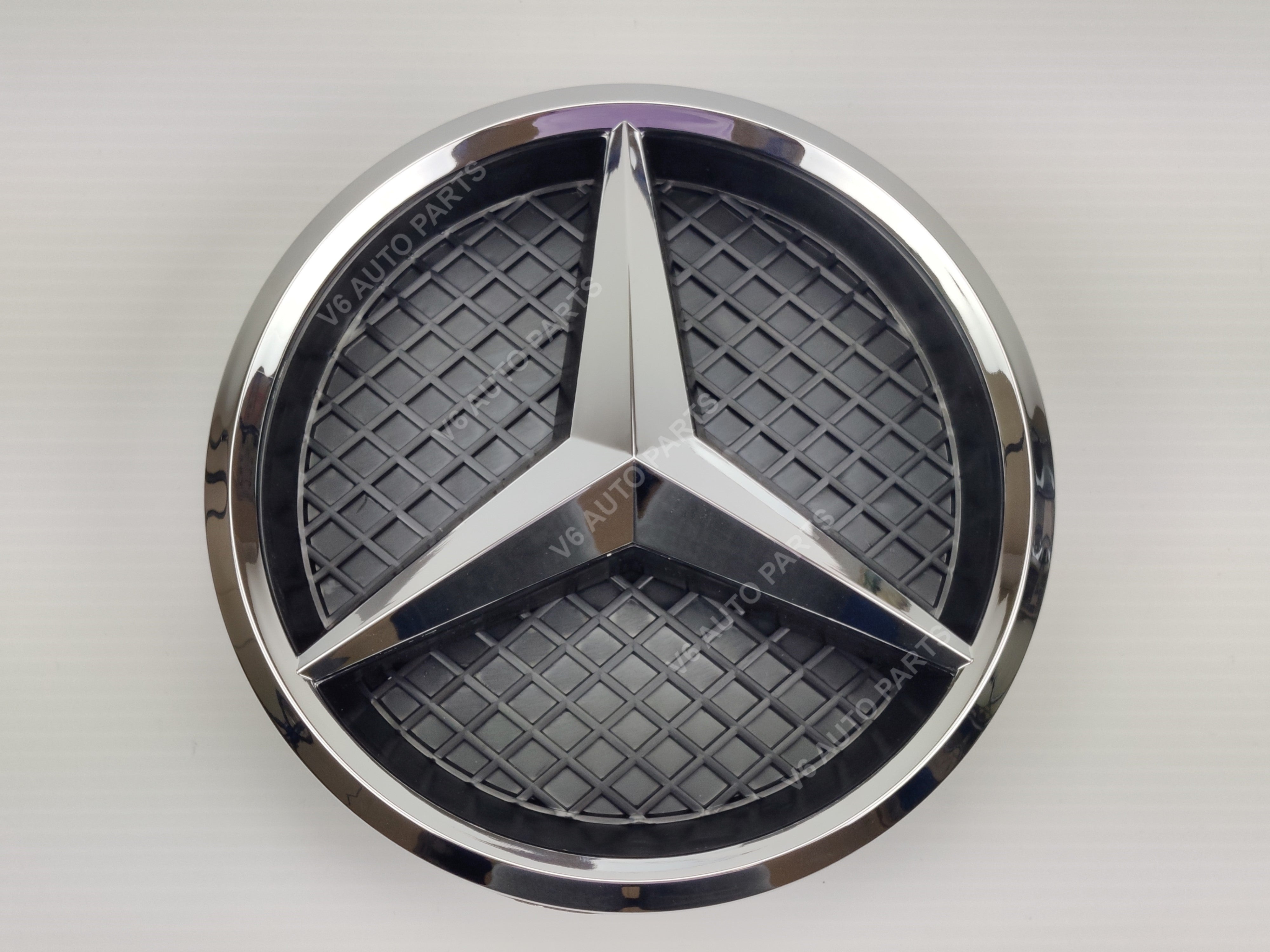 Chrome Mercedes Benz emblem for GLA-Class X156 2013-2018 front grille.