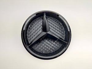 E1-B Front Grille Black Centre Emblem Badge for Mercedes Benz A B C CLA E GLA Class.