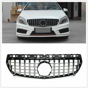 Front grille for Mercedes Benz A Class, 2012-2015 model.