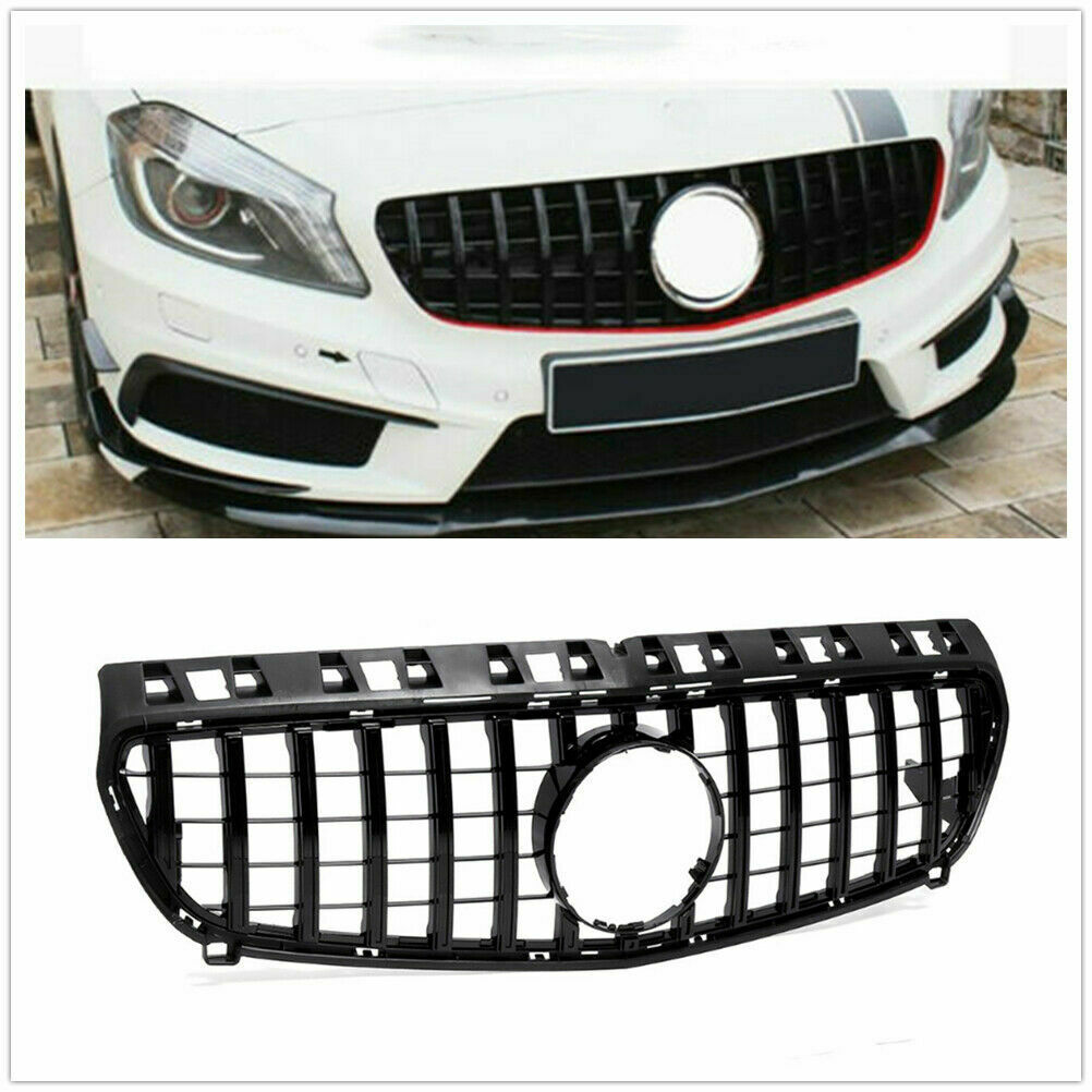 Front bumper grille for Mercedes Benz C Class, A250 AMG style replacement.
