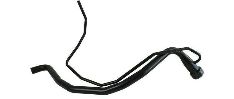 High-quality black hose made for front of car, specifically for 2001-2007 Corolla E12 VVT-i petrol fuel tank filler neck pipe.