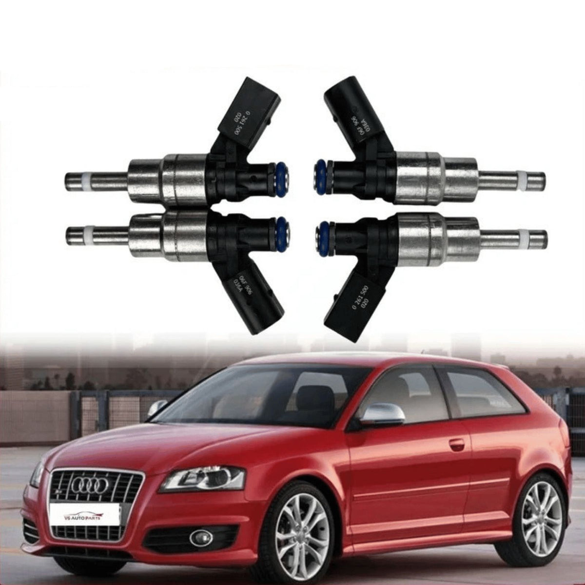 Image of 0261500020 fuel injectors for Audi A3 8P1/8P3 2.0 TFSI