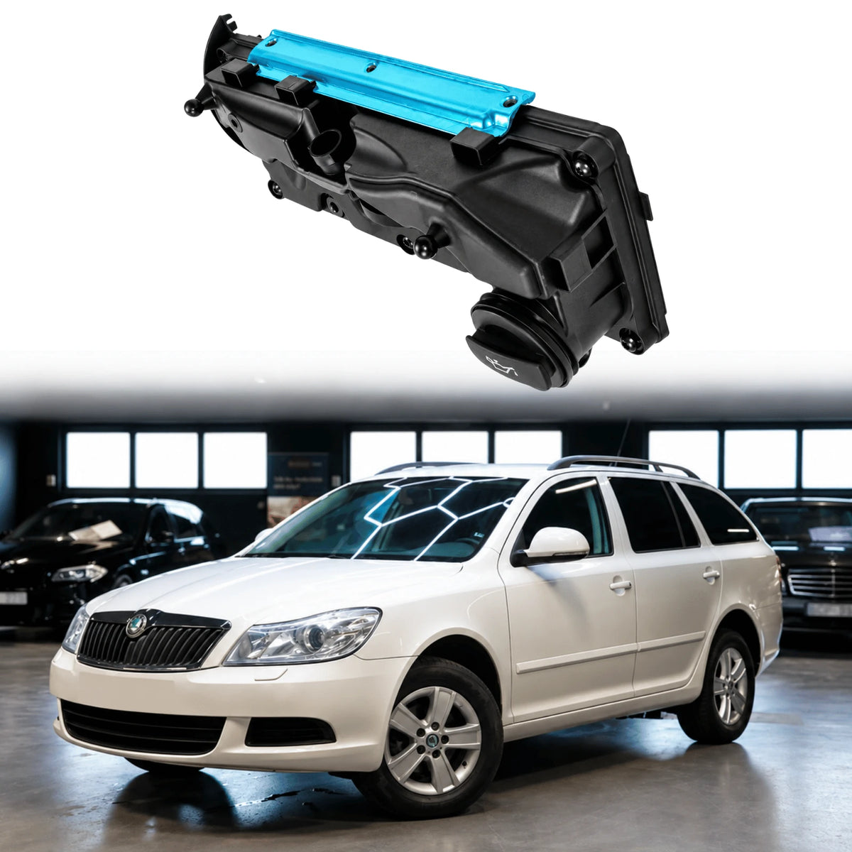 Image of Skoda Octavia 1Z3 1Z5 cam cover, part number 03L103469R