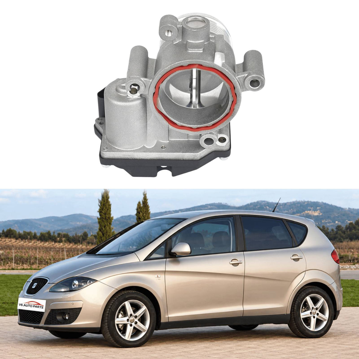 image of Audi Quattro Diesel Engine Throttle Body 03L128063E