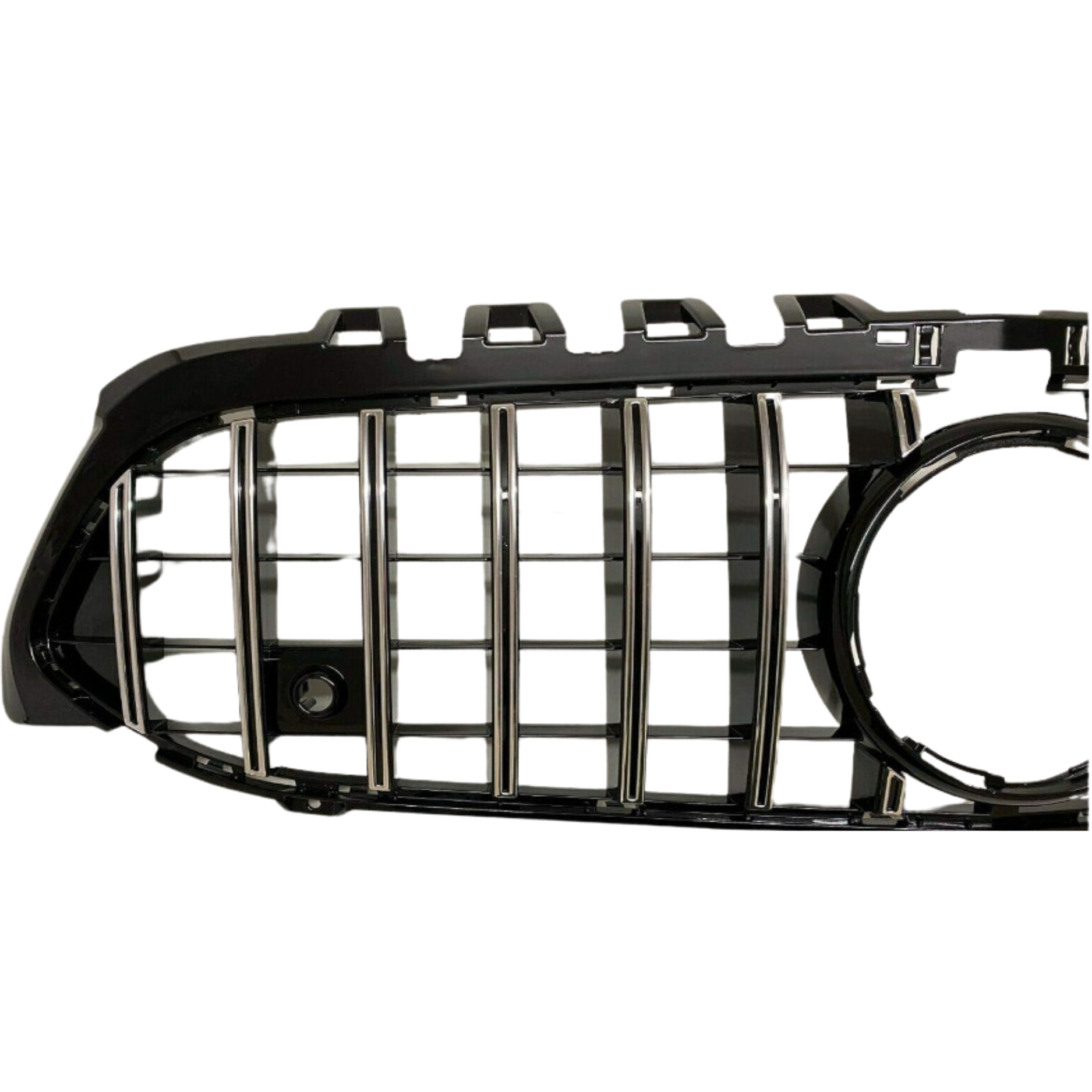 GT Front Radiator Grille Compatible with Mercedes A-Class W177 A200 A35 A180 2018-2021 -V177 Premium Chrome Finish