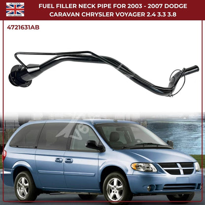 Fuel Filler Neck Pipe – Dodge Caravan & Chrysler Voyager (2003–2007) | OEM Ref 4721631AB