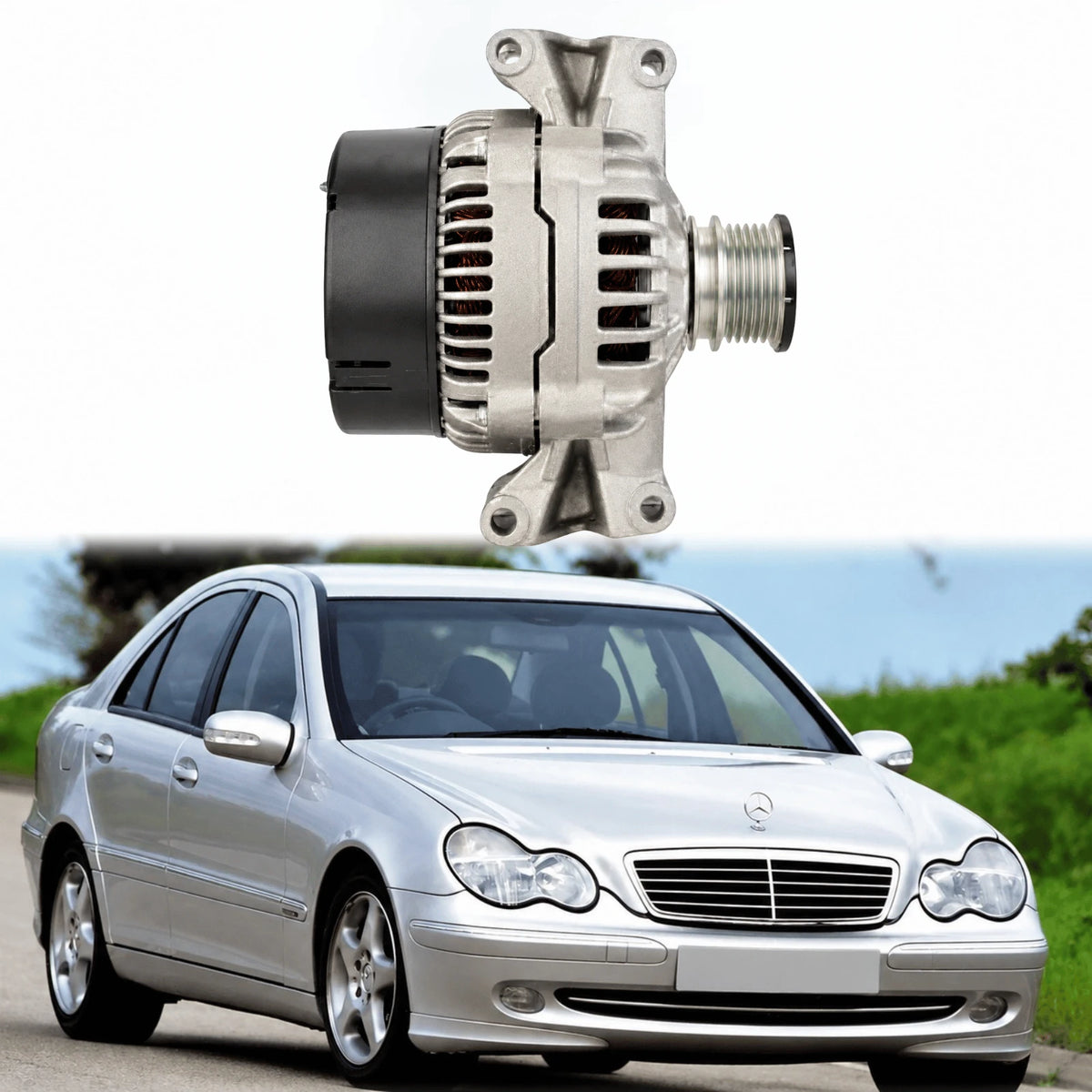 image of Mercedes-Benz C220 90A Alternator Charging System 101546302