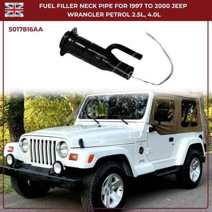 Fuel Tank Filler Neck Pipe 5017816AA – Fits Jeep Wrangler 1997–2000 2.5L & 4.0L Petrol (Mk2)
