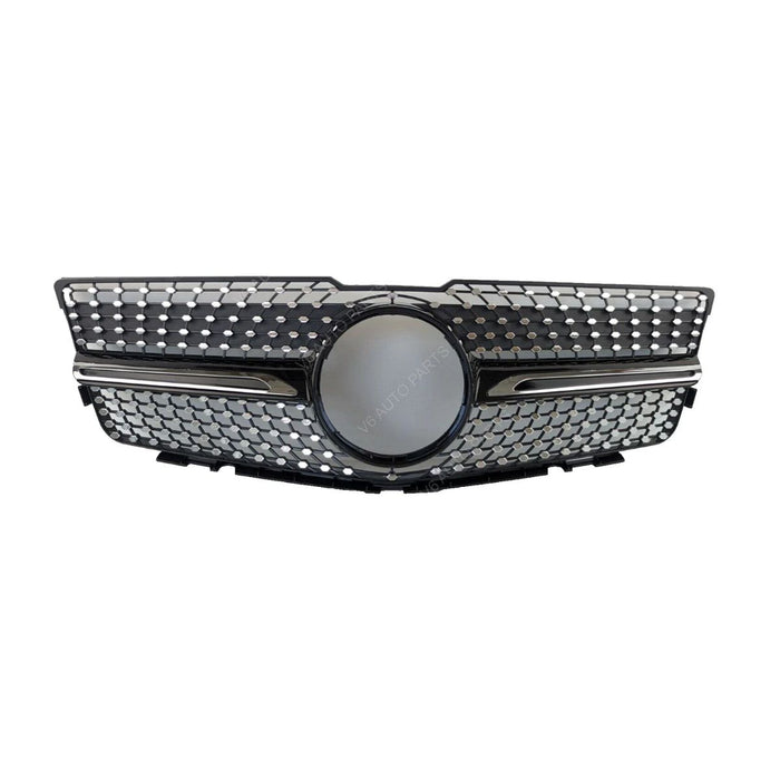 For Mercedes GLK‑Class X204 Front Radiator Grille (Black) 2008–2012 Pre‑Facelift Sport