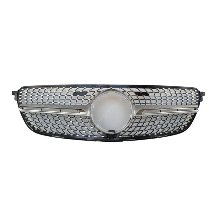For Mercedes GLE-Class X292 GLE500 GLE400 Compatible Front Bumper Grille Coupe Facelift 2015-2018