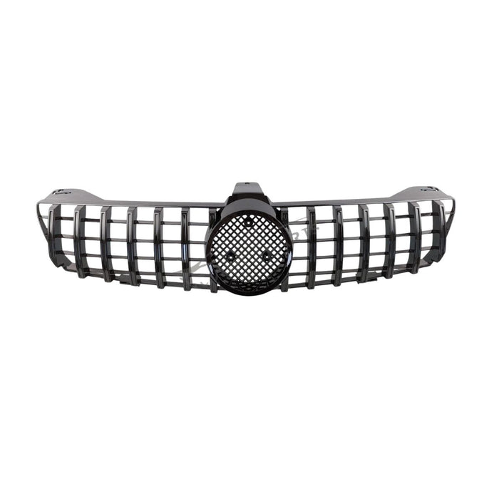 For Mercedes CLS-Class W219 GT Front Grille – Gloss Black Radiator Grill Upgrade (2005–2008)