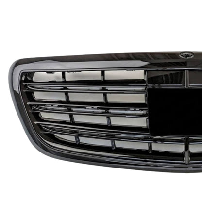 119B Frontstoßstange, glänzend schwarzer Kühlergrill für 2014 bis 2018 W222 S-Klasse S350 S65L S560 AMG Night View
