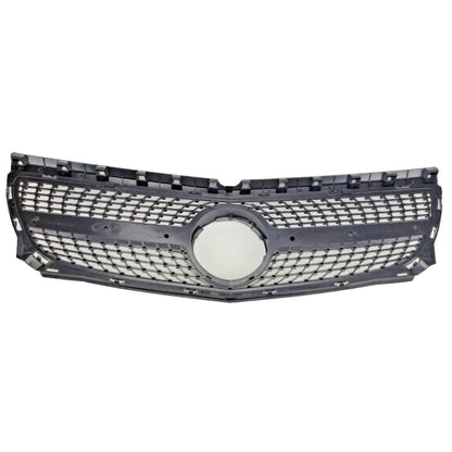 For Mercedes‑Benz B‑Class W246 B250 Front Radiator Diamond AMG‑Style Black Grille (2011–2014)