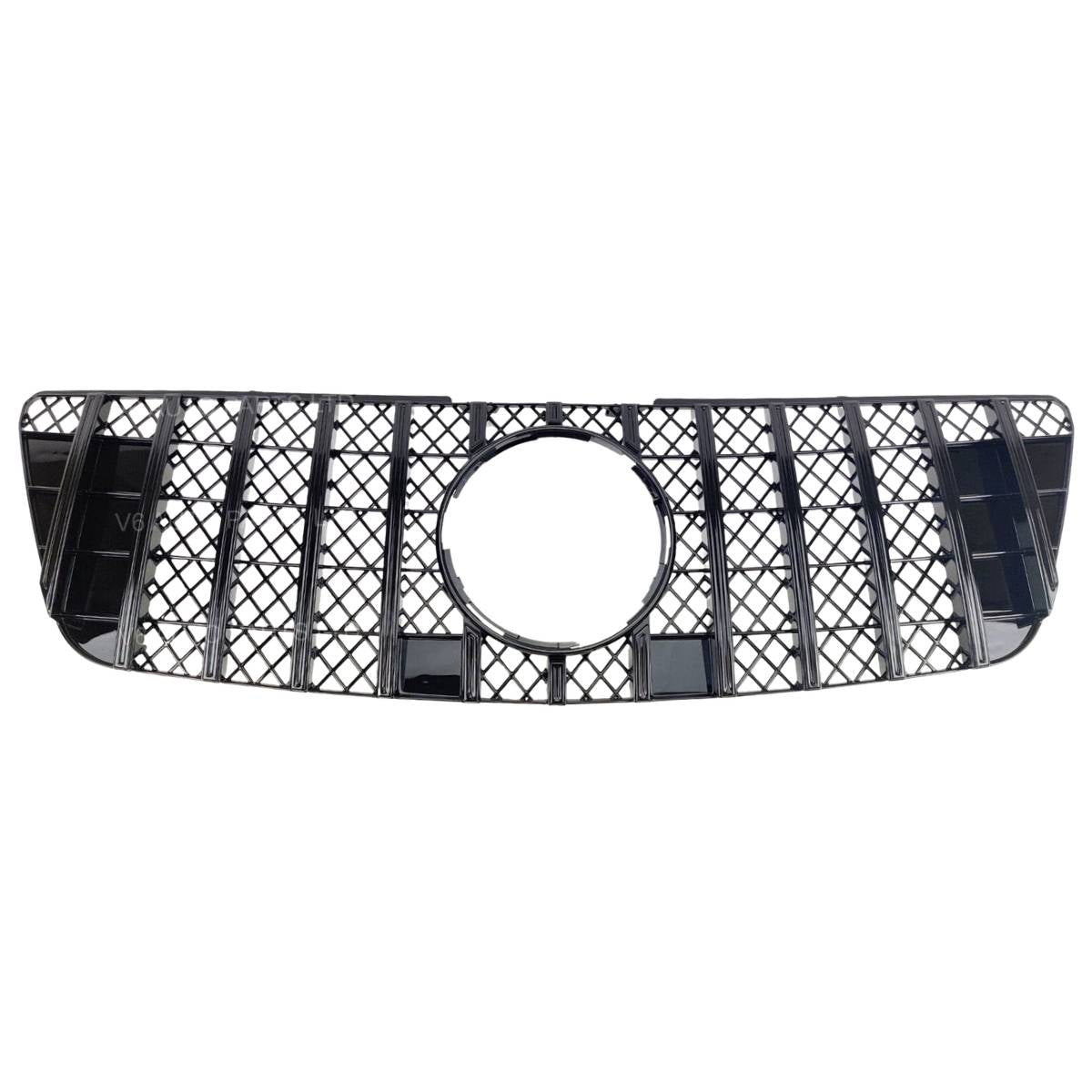 For Mercedes M-Class W164 Front GT Grille – Gloss Black (ML320/ML350/ML550, 2009–2012)