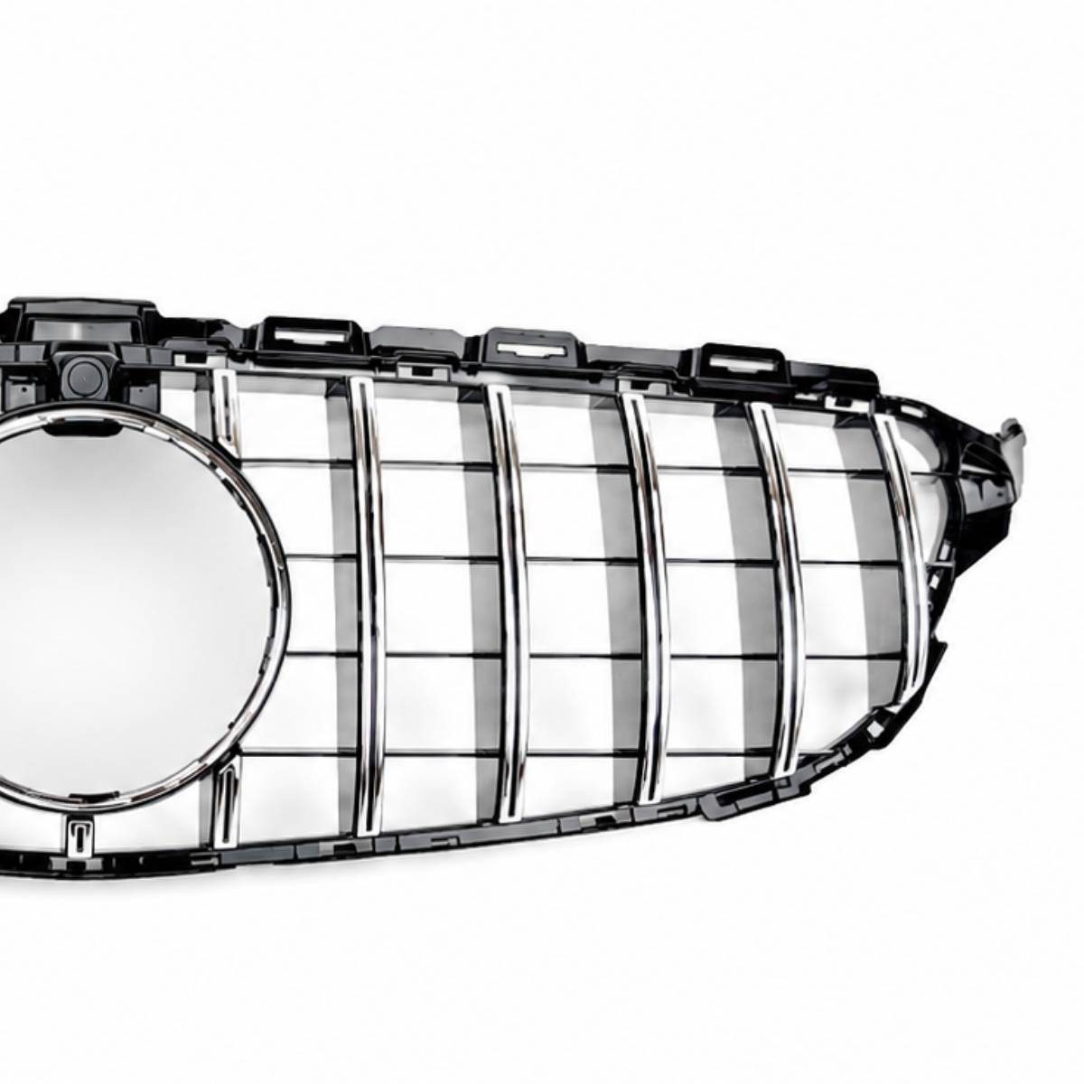 Mercedes‑Benz C‑Class C205 Coupe GT‑R Panamericana Front Radiator Grille (2015‑2018, With Camera Hole)