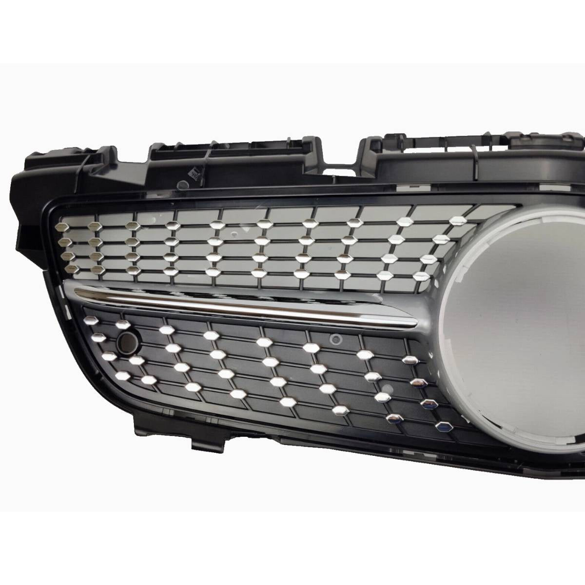 For Mercedes SLK R172 Diamond Chrome Grille (2011–2016 SLK55/SLK200 Pre-Facelift)