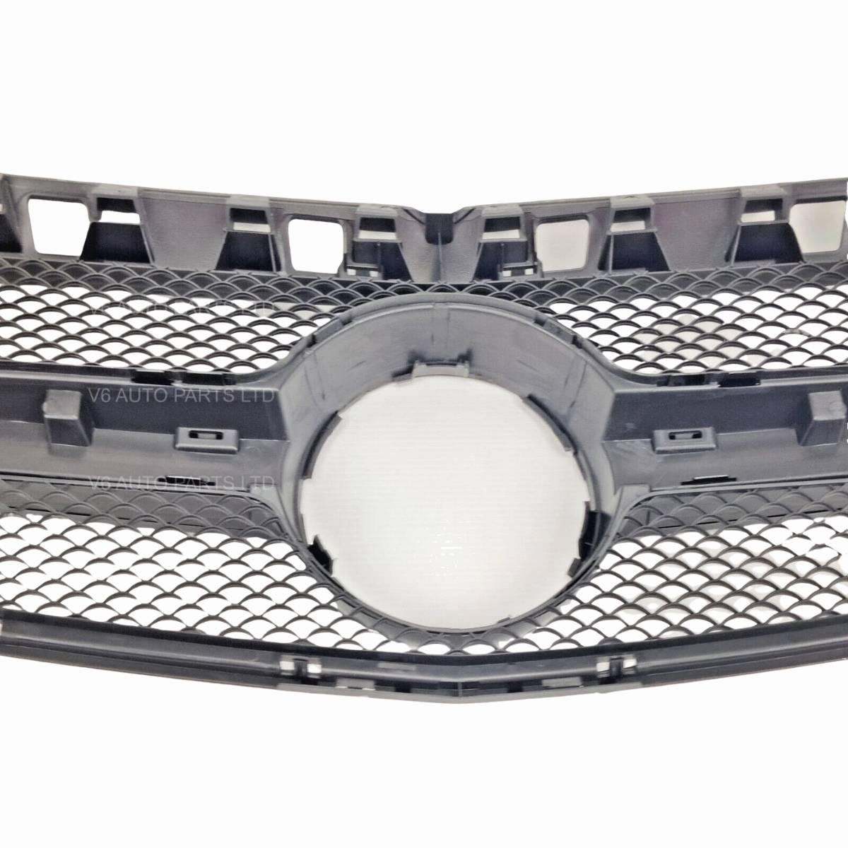 For Mercedes-Benz A-Class W176 Front Bumper AMG Sport Grille – Gloss Black (A45, A180, 2012–2015)