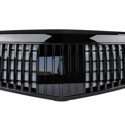 Maybach Style Front Radiator Grille – Gloss Black | Mercedes S‑Class W221 (2009–2013, S65 S400)
