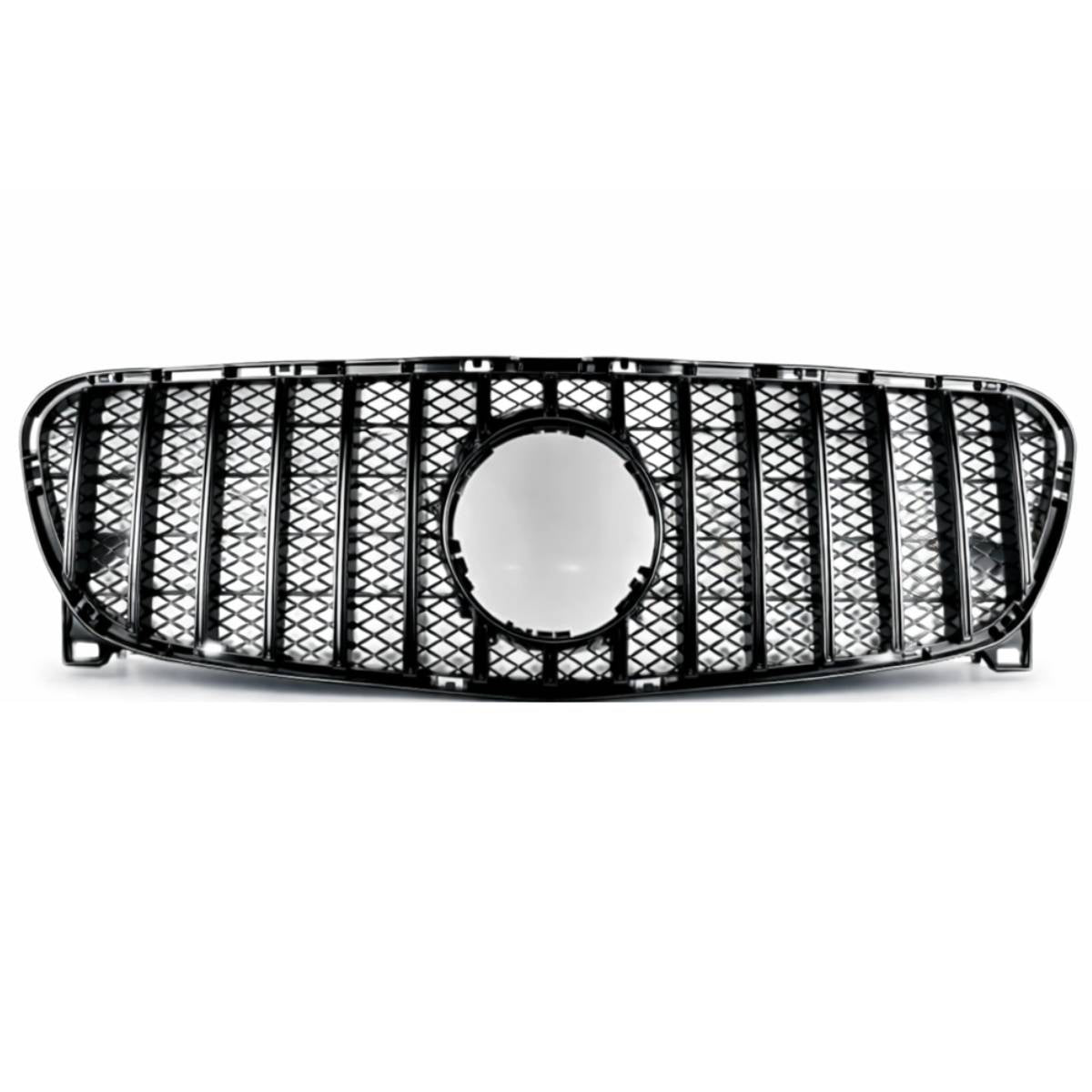 Schwarzer Frontstoßstangengrill für Mercedes GLA-Klasse W156 AMG Panamericana GT 2013–2017 