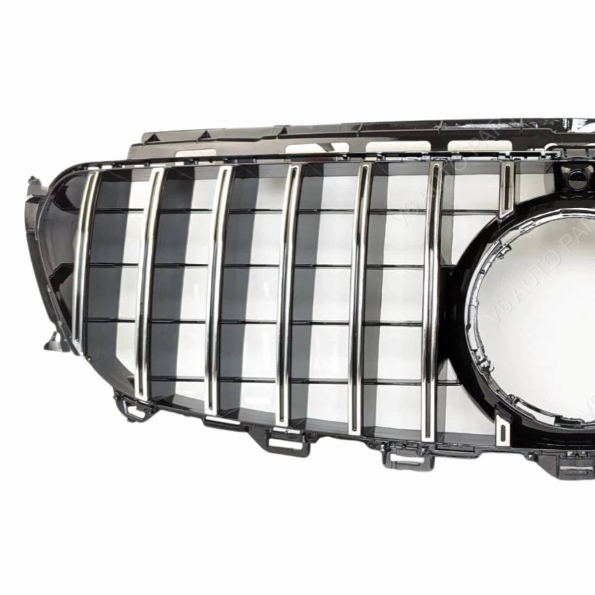 For  Mercedes-Benz E-Class A238 Front Bumper GT Panamericana Chrome Grille (2016–2021 | E250, E300, E400 | Avantgarde, Sport, AMG-Line)