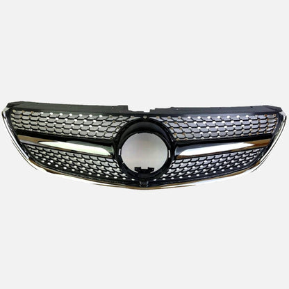 For Mercedes V-Class W447 V250 220 MPV Compatible front Bumper Diamond Black Grille 2015-22
