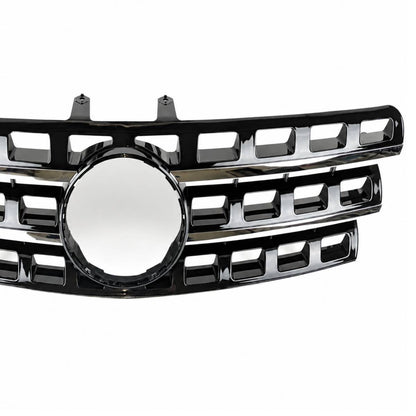 For Mercedes M‑Class W164 Front Radiator Black Grille (2009–2012 ML300, ML430)