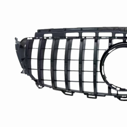 Front Bumper Gloss Black GT Style Grille – Fits Mercedes-Benz E-Class S213 E200 Avantgarde (2016–2021 AMG Look)