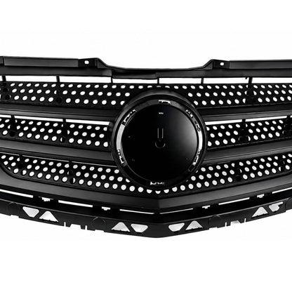 Front Bumper Radiator Grille for Mercedes-Benz Sprinter W906 319 CDI Van / Bus / Chassis Cab (2013–2017 Facelift) – Black, No Emblem