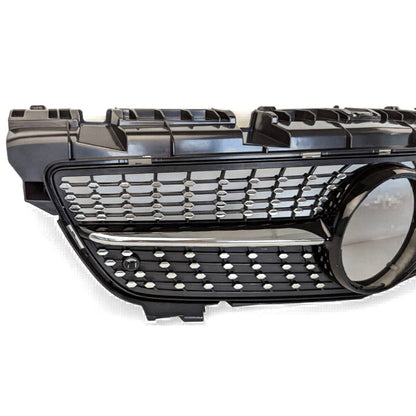 For Mercedes-Benz SLK R172 Front Bumper Grille – AMG Diamond Style Black (2011–2016, SLK200/SLK55 AMG Pre-Facelift)
