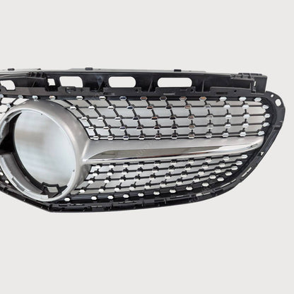 For Mercedes E‑Class W212 Diamond Front Grille – AMG Facelift E250 (2013–2016)
