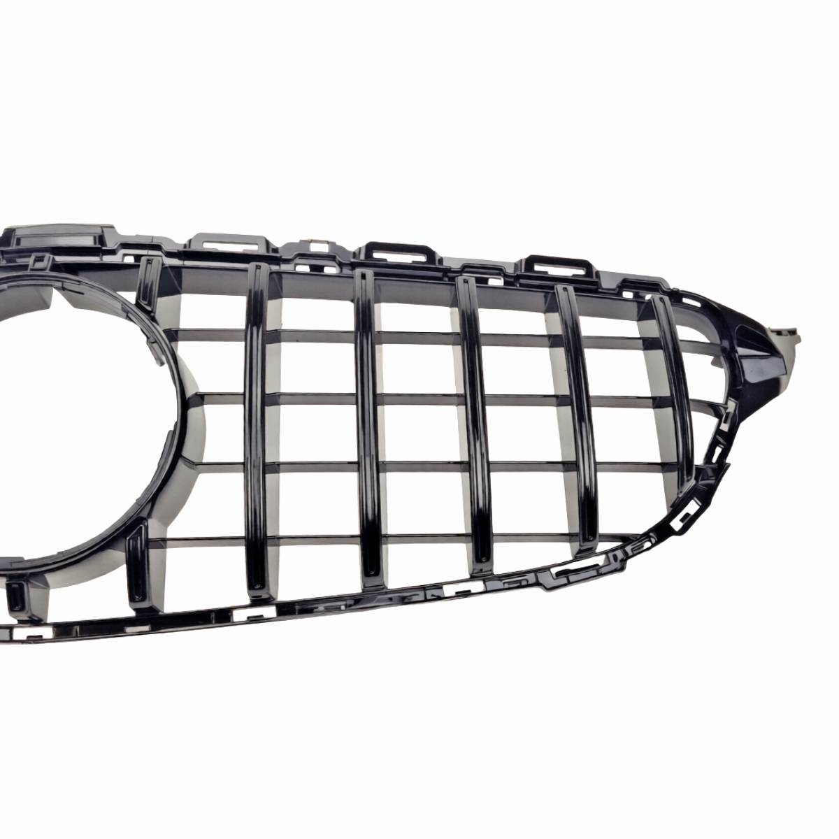 Mercedes Benz C-Class A205 C200d / C300 (2016–2018) Front Radiator Gloss Black Grille – Premium Replacement