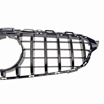 Mercedes Benz C-Class A205 C200d / C300 (2016–2018) Front Radiator Gloss Black Grille – Premium Replacement