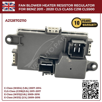 Mercedes-Benz Fan Blower Heater Regulator A2128702110 | Fits CLS-Class C218/W218 (2011–2020)