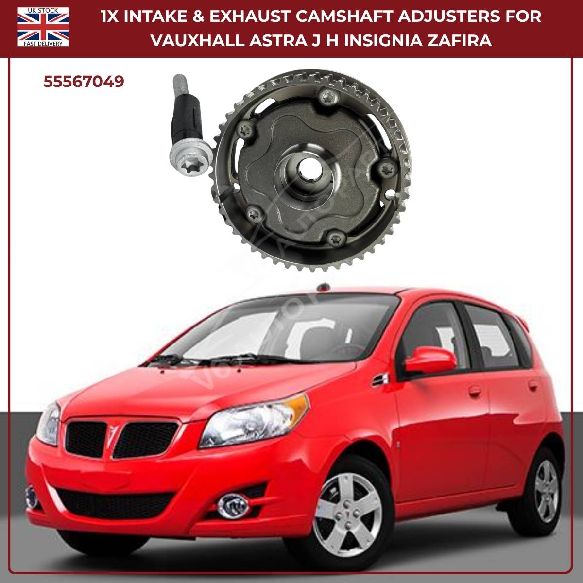 Camshaft Gear & Timing Adjuster 55567049 for Vauxhall Vectra C 1.8 (2002–2008)