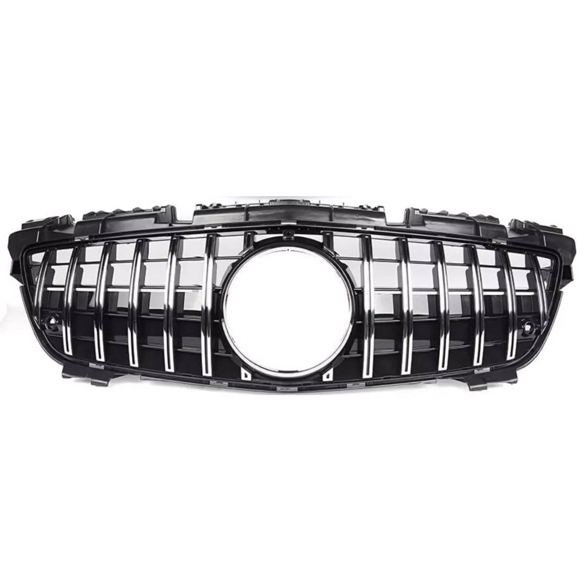 For Mercedes SLK-Class R172 GT-R Chrome Front Radiator Grille (2011–2016 SLK250, SLK55 AMG, SLK300 Pre-Facelift)