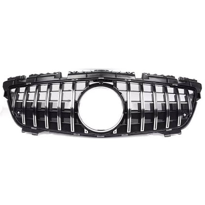 For Mercedes SLK-Class R172 GT-R Chrome Front Radiator Grille (2011–2016 SLK250, SLK55 AMG, SLK300 Pre-Facelift)