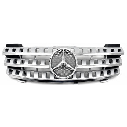 Front Bumper Chrome Grille – Mercedes M-Class W164 (2005–2008) ML500 ML550