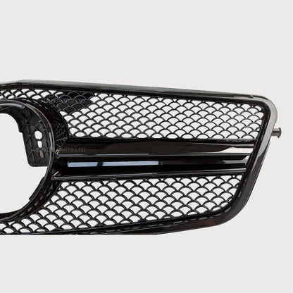 For Mercedes-Benz E-Class W212 Front Grille (2009–2013) – Gloss Black AMG Style E63 Look, Saloon & Estate