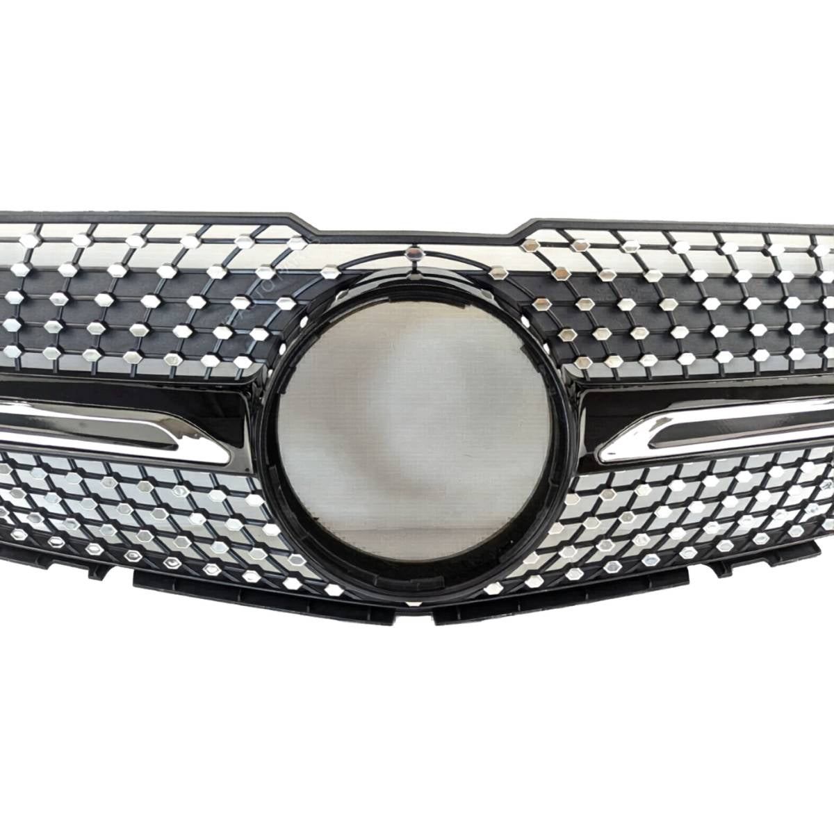 Schwarzer Frontstoßstangengrill für Mercedes Benz GLK-Klasse 2008–2012 X204 PreFacelift Sport