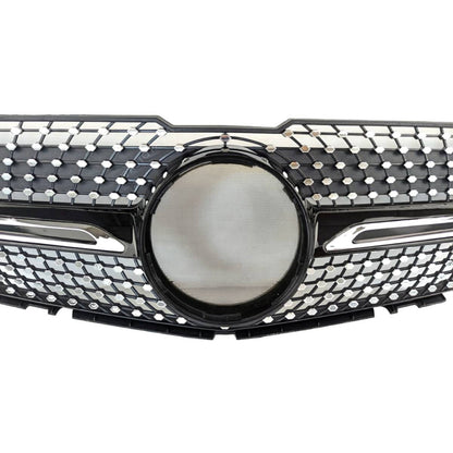 Schwarzer Frontstoßstangengrill für Mercedes Benz GLK-Klasse 2008–2012 X204 PreFacelift Sport