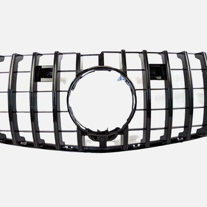 For Mercedes-Benz GL-Class X166 Front Radiator Grille – Panamericana GT Style (GL400, 2013–2016)