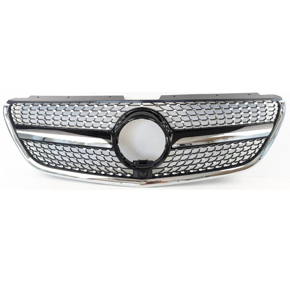 For Mercedes Vito Taxi W447 111 CDI Black Diamond Front Grille (2014–2023)